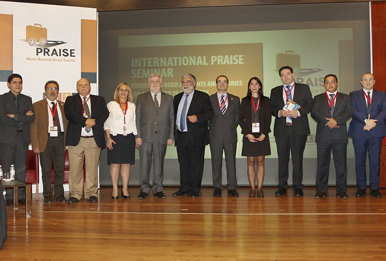 Seminario Internacional PRAISE. “Preventing road accidents and injuries for the safety of employees”
