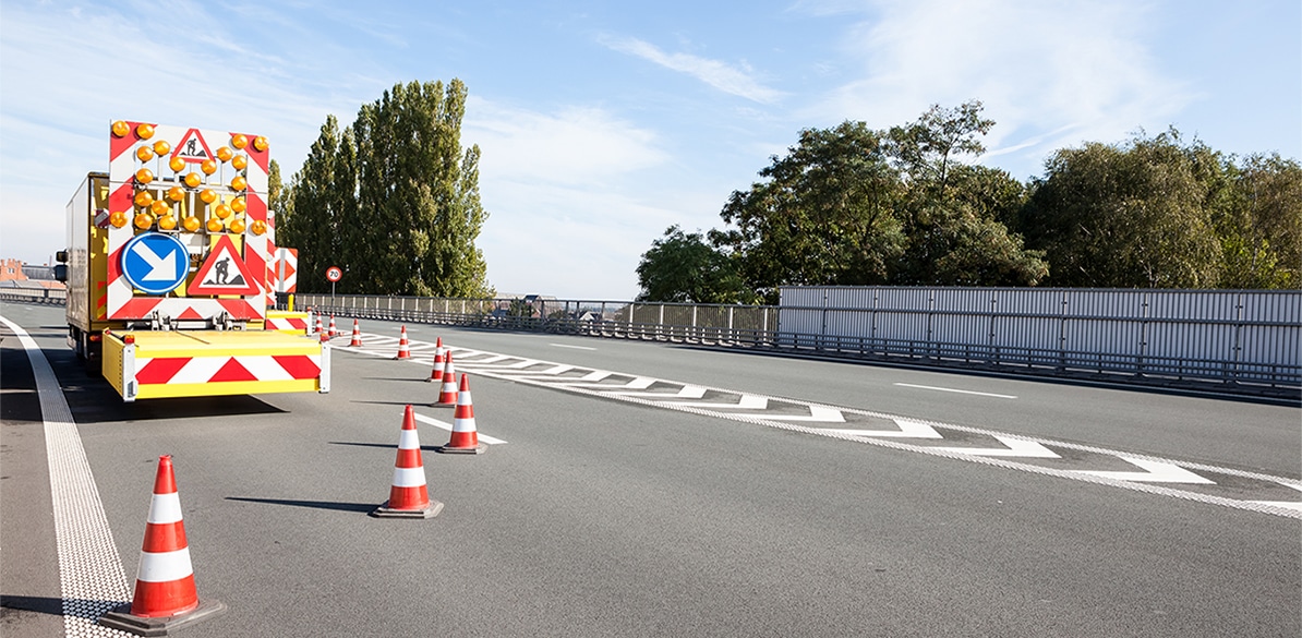 8 de cada 10 conductores excedía la velocidad especifica en esos tramos en obras.  